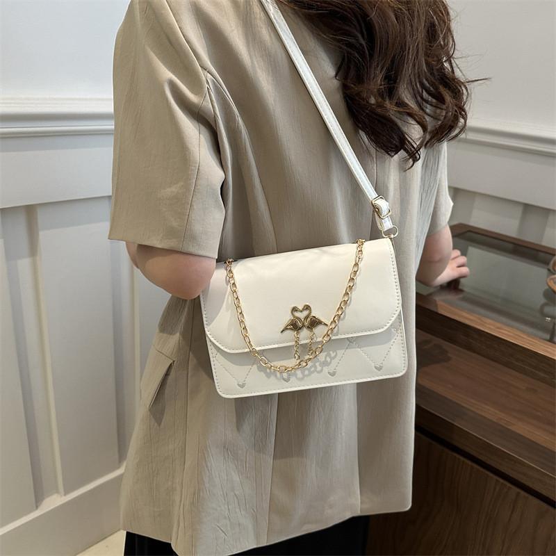 Chic Minimalist Pu Small Square Bag For Women Fashionable Retro Casual Essentials