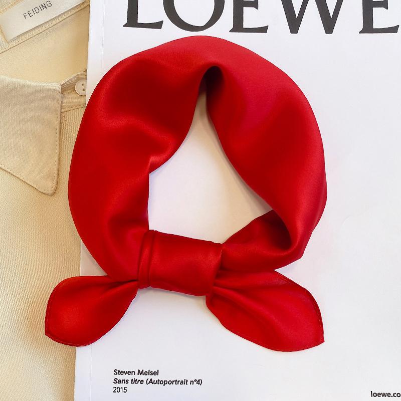 Fashion 100% Real Silk Scarf Women Shawls Wraps for Ladies Neckerchief Foulard Scarves Pashmina Female Shawl Hijab Bandana 2024