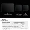 Anti Oil Anti Fingerprint Film Tempered Glass Black Screen Protector  for Go Pro Hero 11 10 9