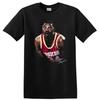 Hakeem Olajuwon Houston Rockets Koszykarz Portret Koszulka Tee