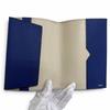 Very Good Valextra Other Accessories Book Cover for Paperbacks Blue Leather Used