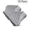 1-30 Pairs Ankle Athletic Running Socks Cushioned Cotton Breathable Low Cut Sports Tab Socks For Men And Women