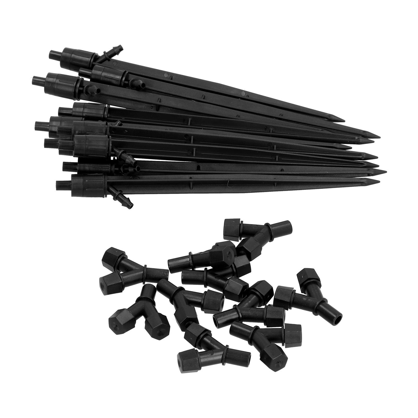 

10 шт. Регулируемая капельница для полива Y-образной формы, садовые дождеватели для газона, сада