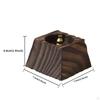Holder Ornament Wooden Decorative Ash Catcher Gift Censer Burner Stand for Yoga Desktop Home