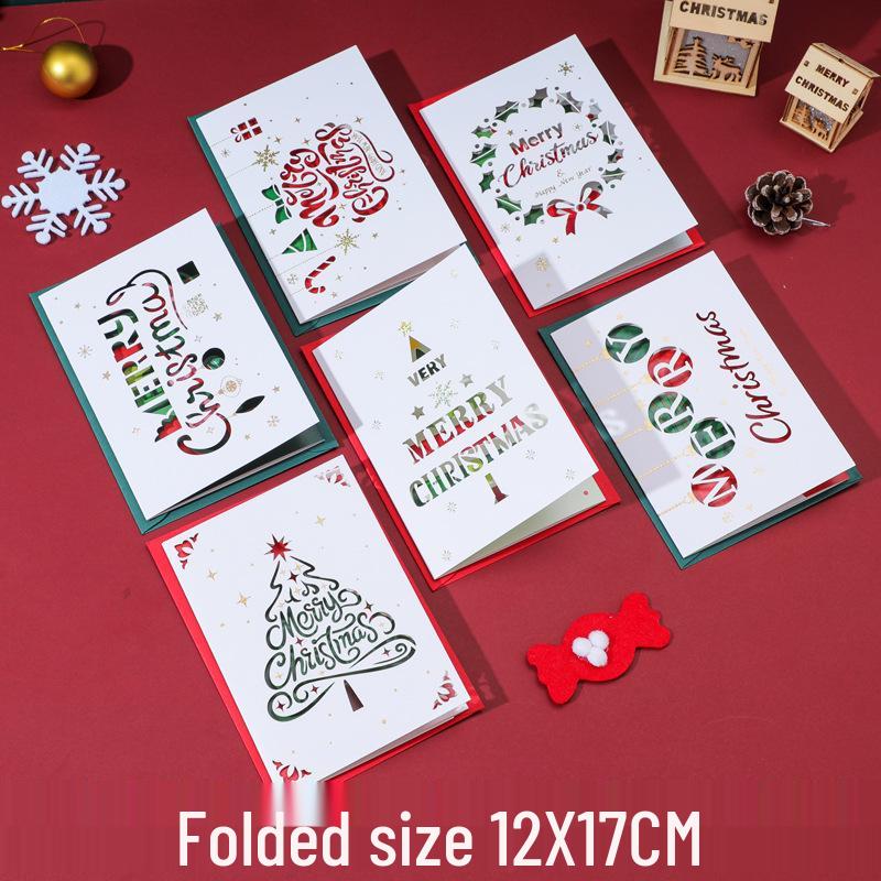 3D Christmas Music Greeting Card - Mini Cartoon Design for Children