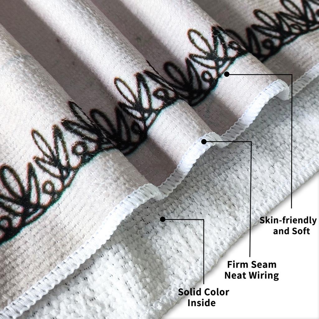 European and American Yuan Microfiber Beach Towel Custom Digital Printing Enlarged Towel Bath Towel 70 * 140CM Microfiber