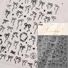 Delicate Jelly Chic Bowknot Silk Ribbon Knot Star Shiny Dreamy Self Adhesive Nail Art Decorations Sticker Dressy Manicure Decals