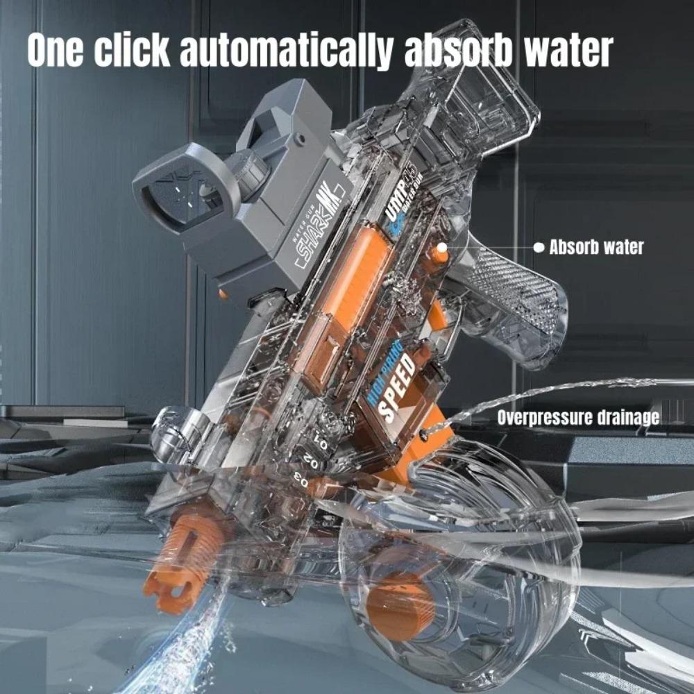 Ump45 Electric Water Gun Full Automatic Submachine With Light Large-Capacity Outdoor Beach Swimming Pool Shooting Game Kid Toy
