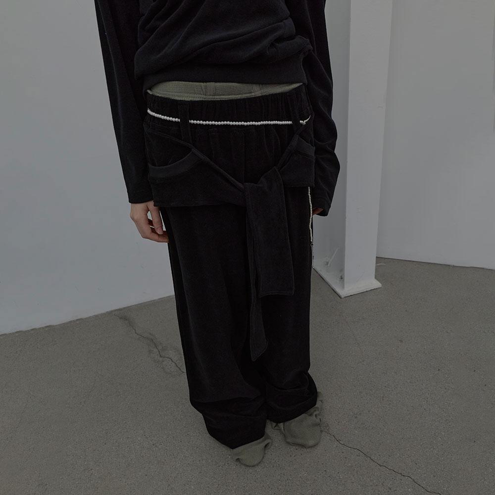LCDC™ Tied Detail Jersey Pants (Black)