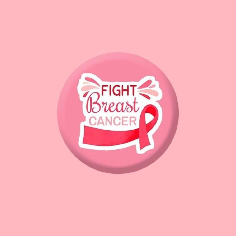 16pcs Breast Cancers Awareness Brooches for Women Lady Pink Ribbon Badges Lapel