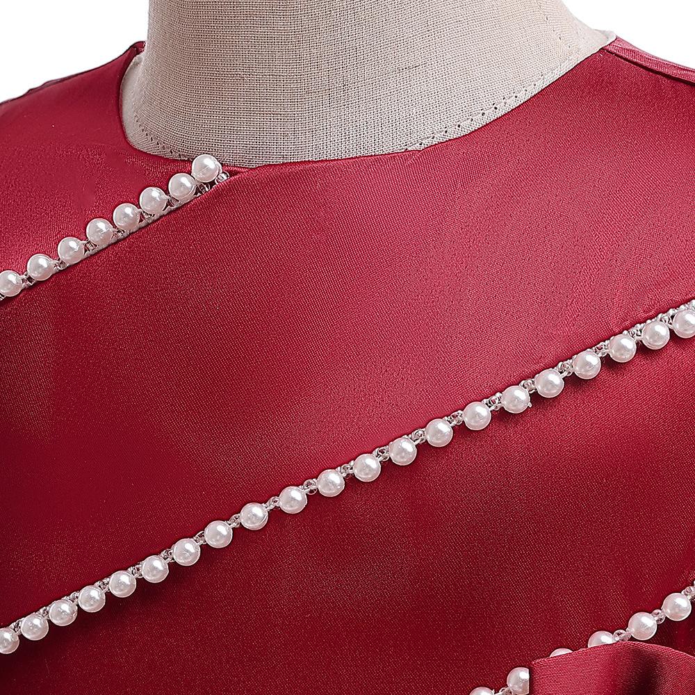 Letní krajkové princeznovské šaty pro děti 3-8leté narozeninové šaty Květiny Dívčí šaty Dětské narozeninové párty Kostýmy Kojenecké šaty