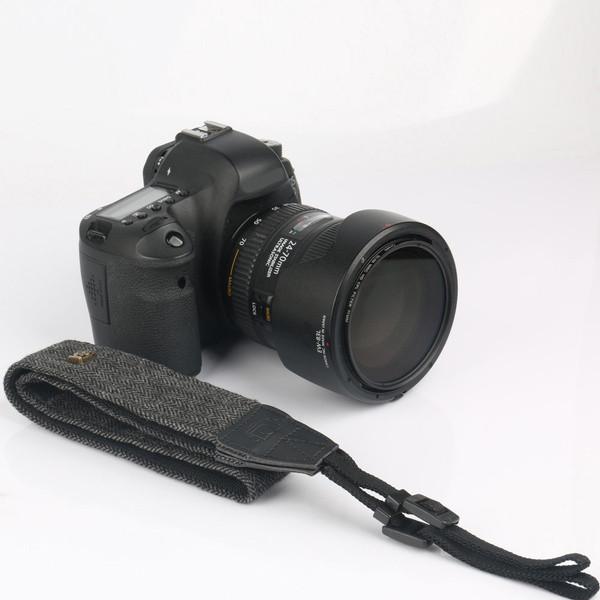 Retro Shoulder Camera Neck Strap Belt For Nikon Sony Slr Dslr Stripe Black