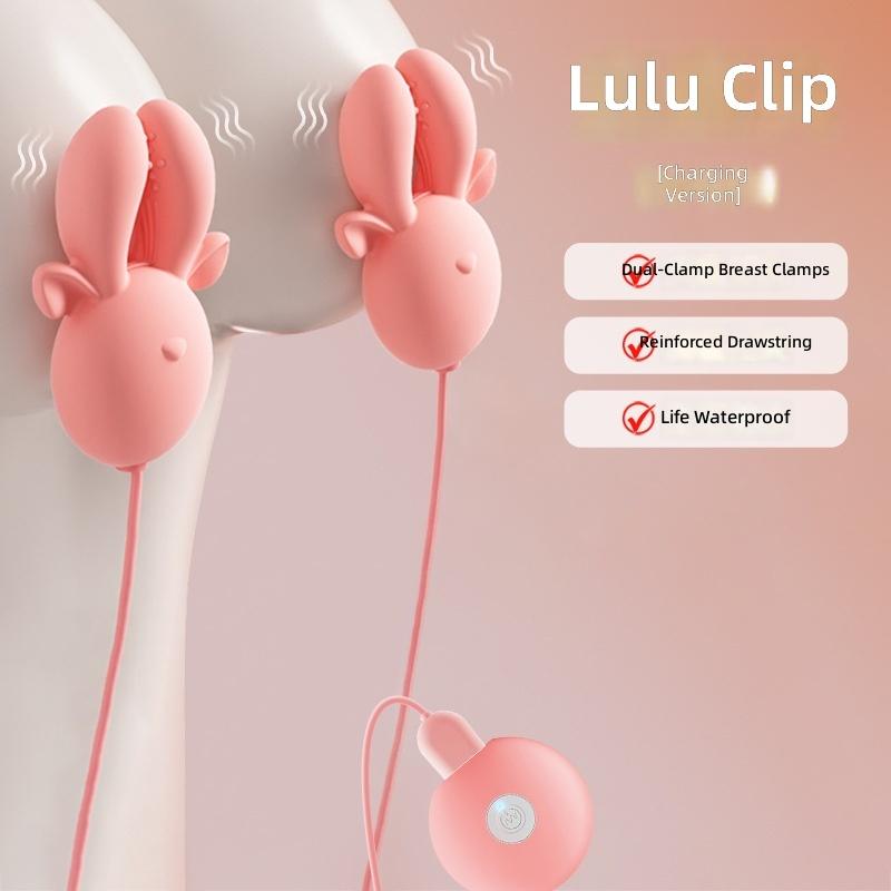 Multi-frequency Vibrating Silicone Nipple Clamps Breast Massager Sucking Function USB Charging Adult Intimate Product for Women