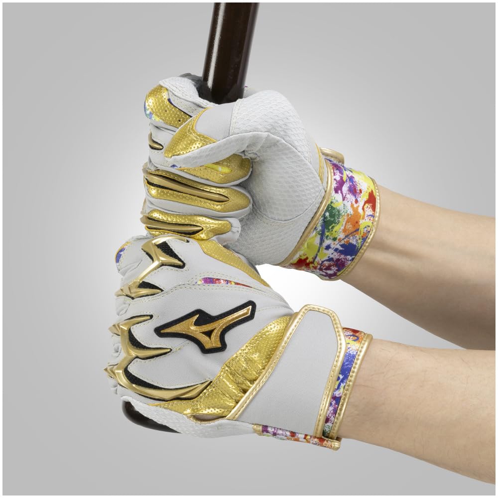 MIZUNO Direct Store Exclusive Mizuno Neo Diversity Silicon Power Arc DI 1EJEA844 22cm Batting (Mizuno) [Mizuno / Pro] [Ambidextrous] Gray/Gold