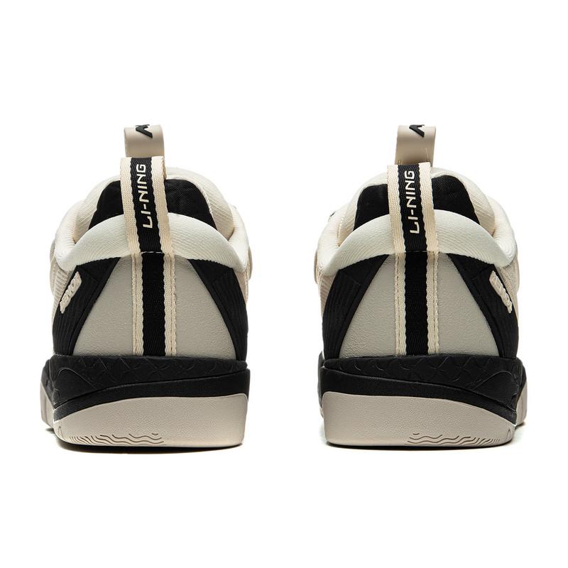 New LiNing CF Pursuit Of Honor 4 Low Top Skateboard Skate Shoes Unisex Beige Black AGLU291-1