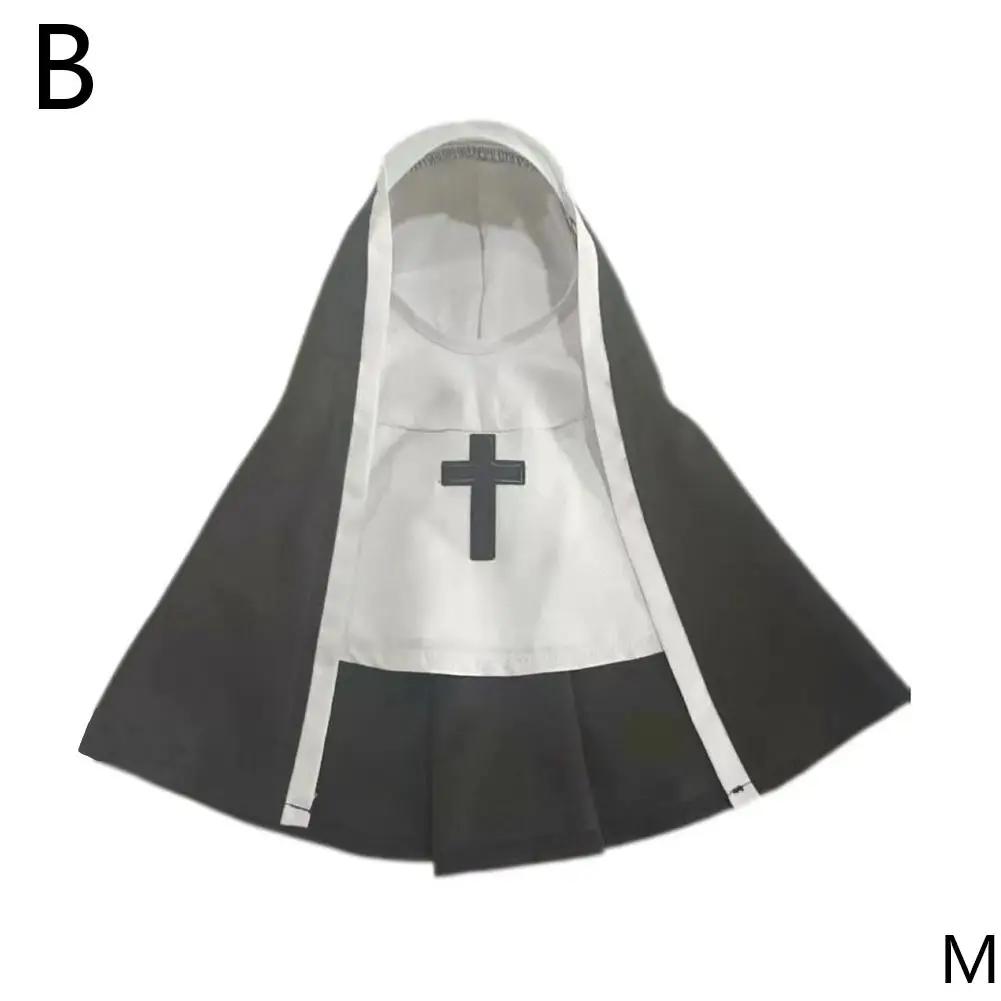 Pet Halloween Costumes Nun Cloak For Small Pet Cosplay Dress Kawaii Pet Clothes Kitten Puppy Funny Accessoties Gift Y0v1