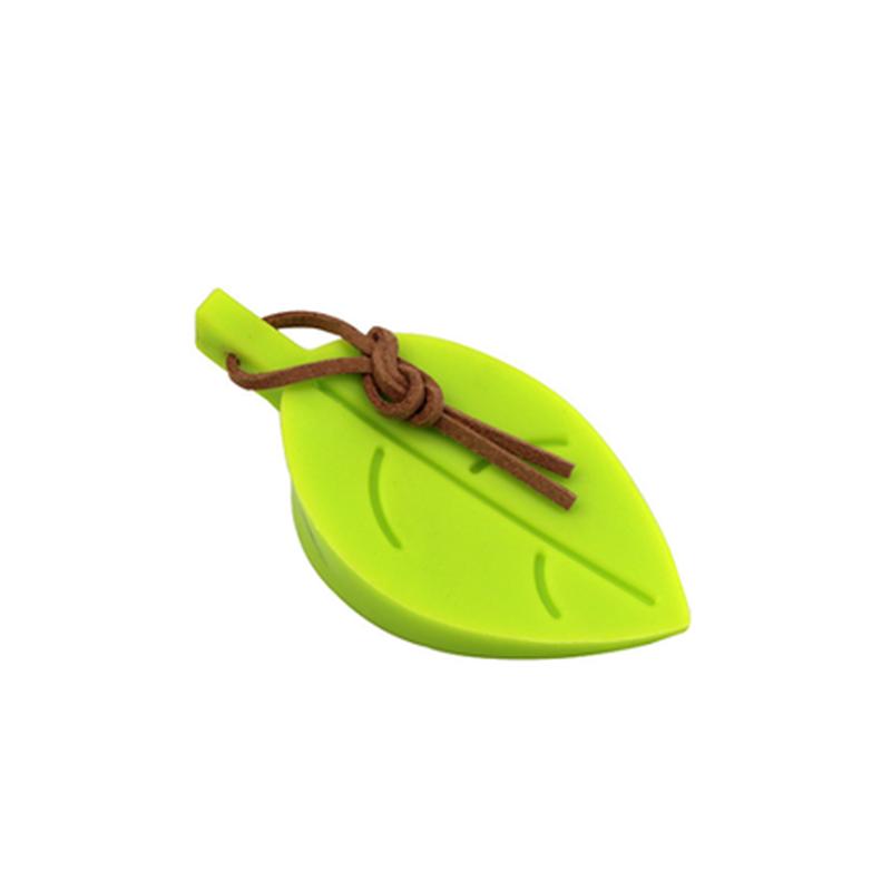 Leaves Shape Silicone Rubber Door Stop Stoppers Door Block Children Anti-Folder Hand Security Door Card Hanging Door Stop Hot