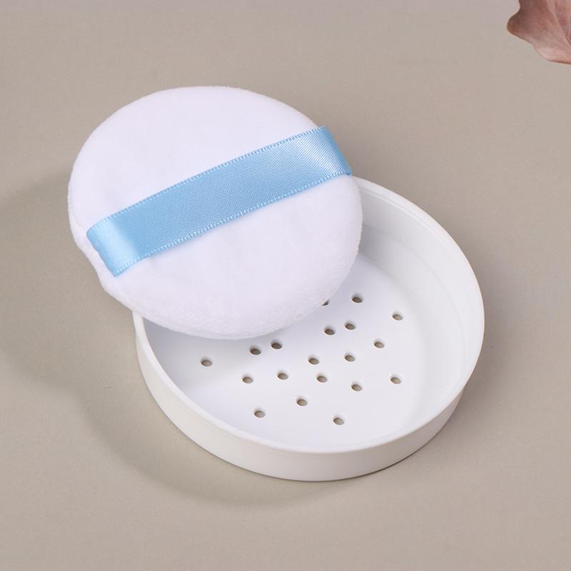 200/250/300G Puderbox Puder Fixierpuder Honigpuder Spender Toner Leere Dose mit Puderquaste Siebdeckel