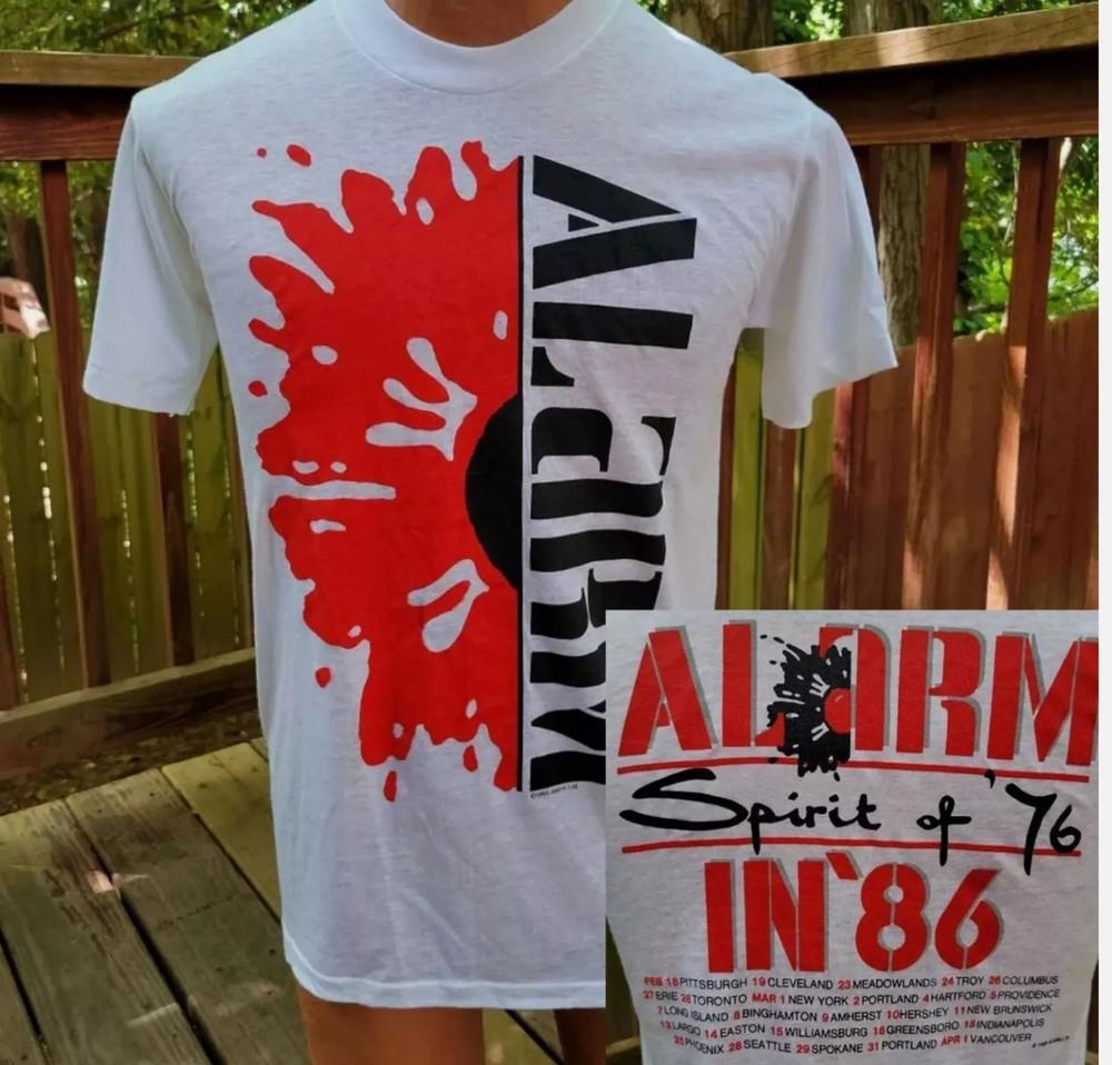 The Alarm band Tour 86s Spirit Of 76 T Shirt Size S-5XL Unisex T-Shirt L