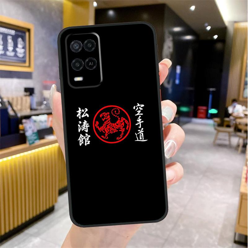 Shotokan Karate Symbol Case For Oppo A96 A76 A16 A17 A18 A60 A80 A40 A38 A58 A78 A98 A94 A74 A54 A15 A57 A77 A5 Pro