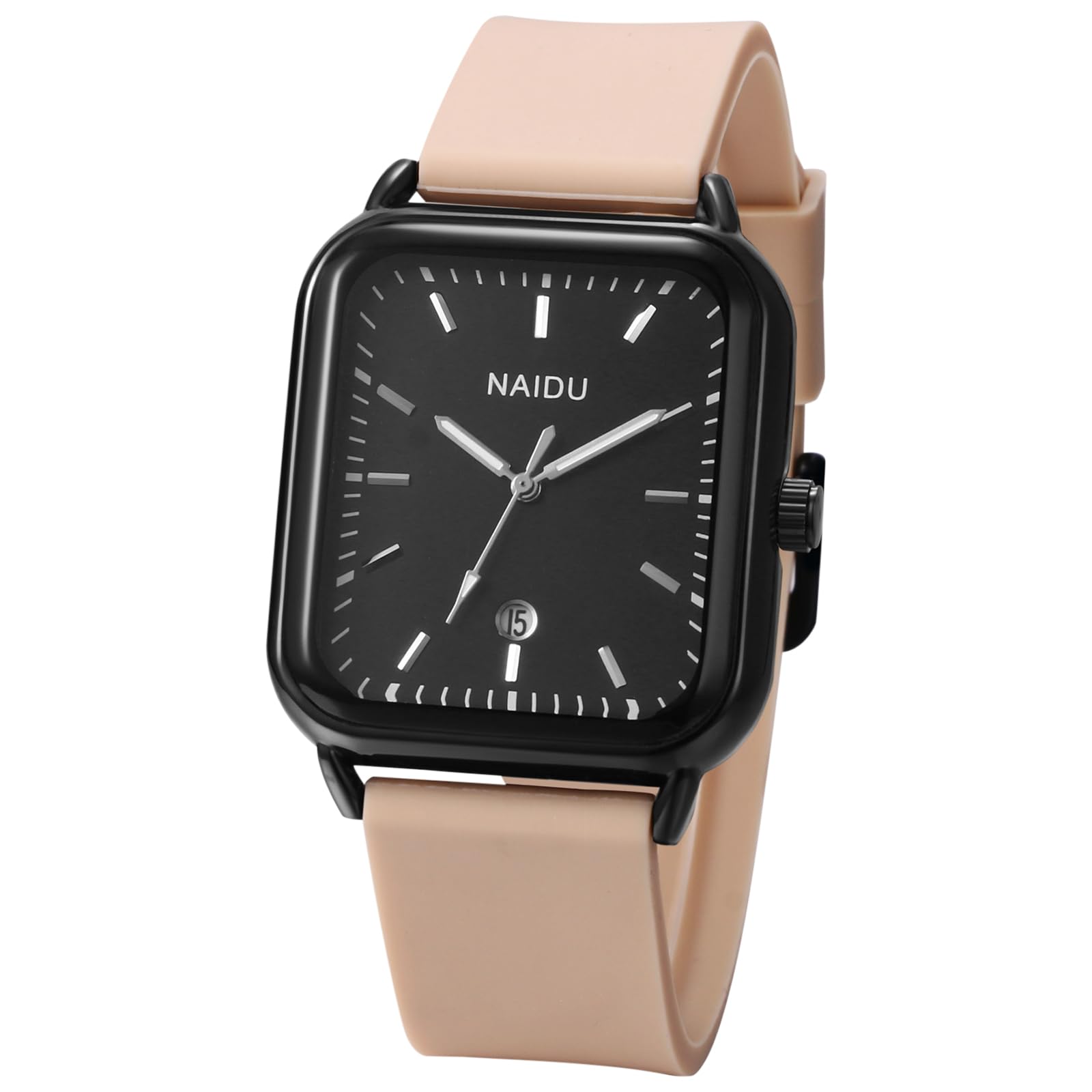 

Силиконовые часы унисекс квадратный аналоговый дисплей: Простые стильные водонепроницаемые кварцевые часы для мужчин и женщин, модные часы - на день рождения, годовщину, Рождество