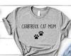 Chartreux Cat Mom T-Shirt: Soft Cotton Cat Lover Gift