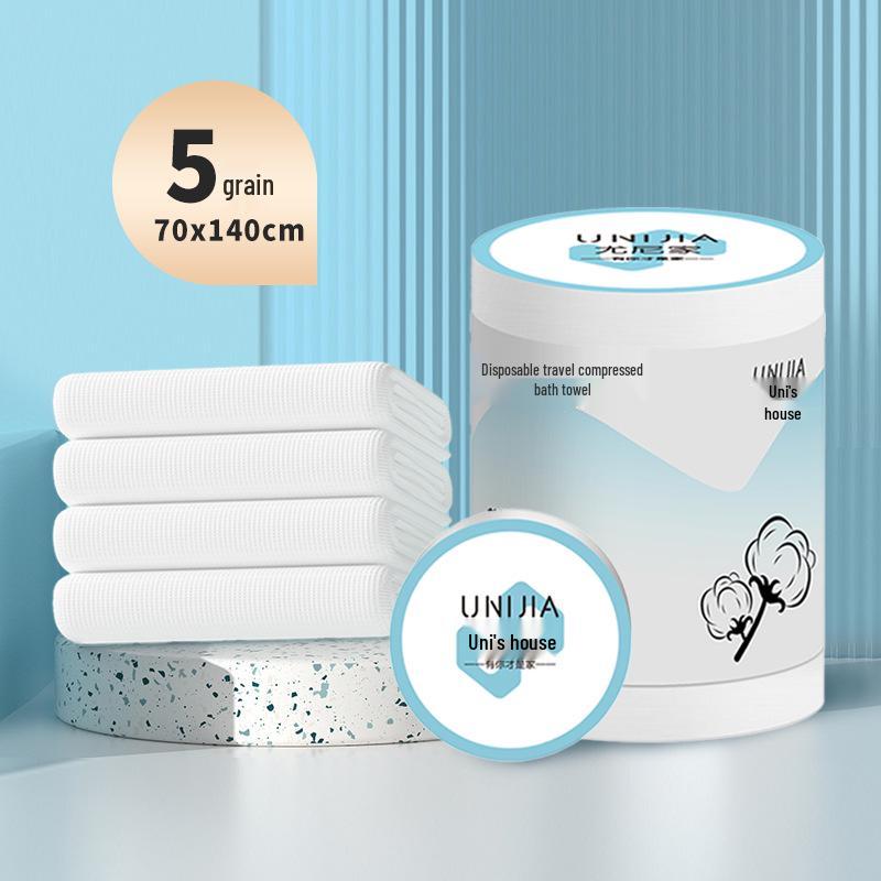 Disposable Compressed Towels: Thickened Face & Bath Towels for Hotels and Homestays
