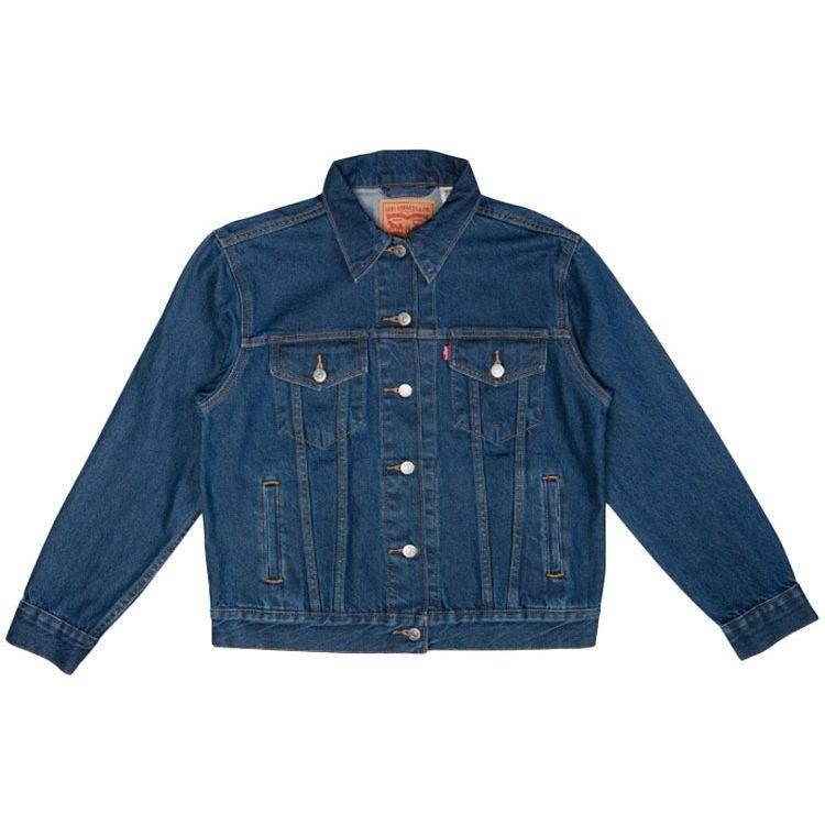 

Levis Куртка джинсовая женская с простым воротником, длинным рукавом, синяя 29944-0011 XS