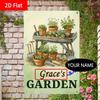 Personalisierte Individuelle Blechschild Retro Metallschild Wandkunst Haus Garten Dekoration