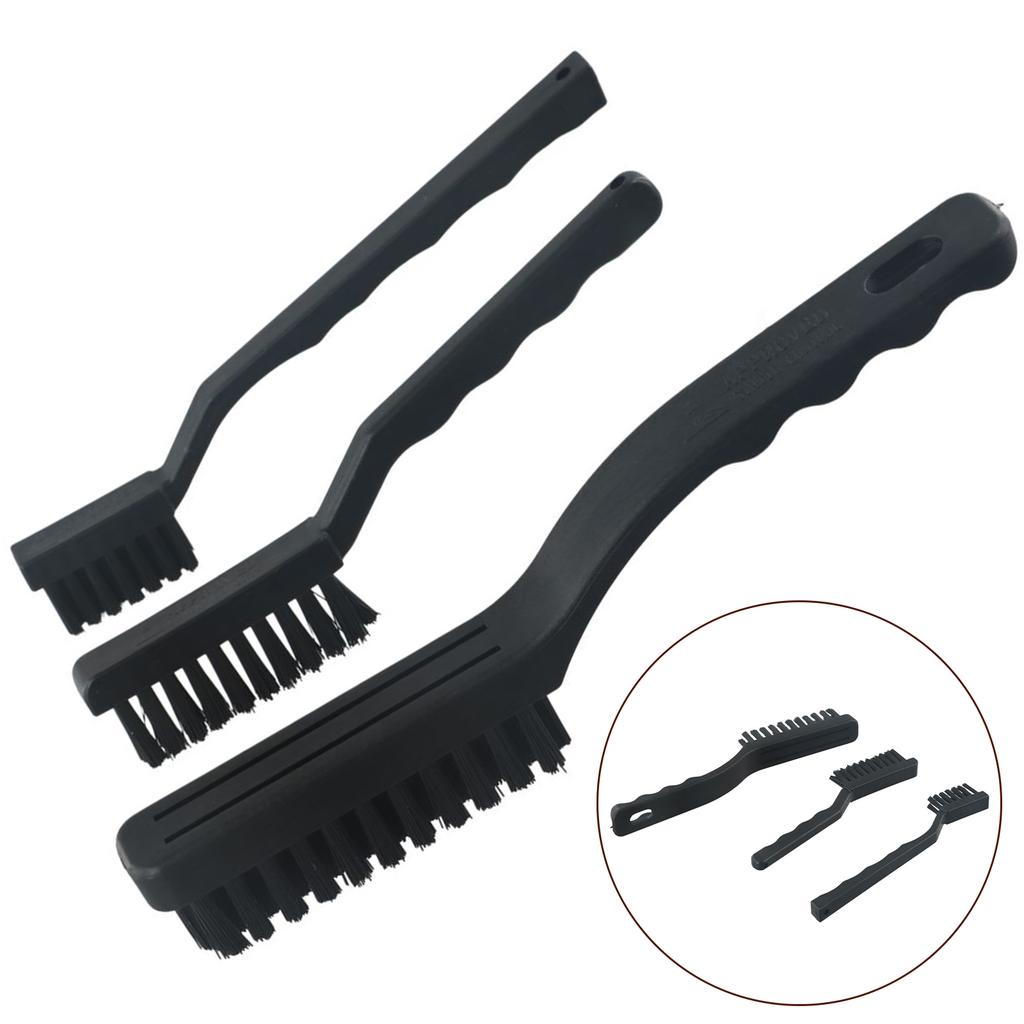 Anti Static Brush Hand Tools Small/Medium/Large Black Brushes Dust Clearning For Cleaning Components Brand New