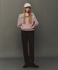 INSTANTFUNK Striped Semi-Wide Slacks