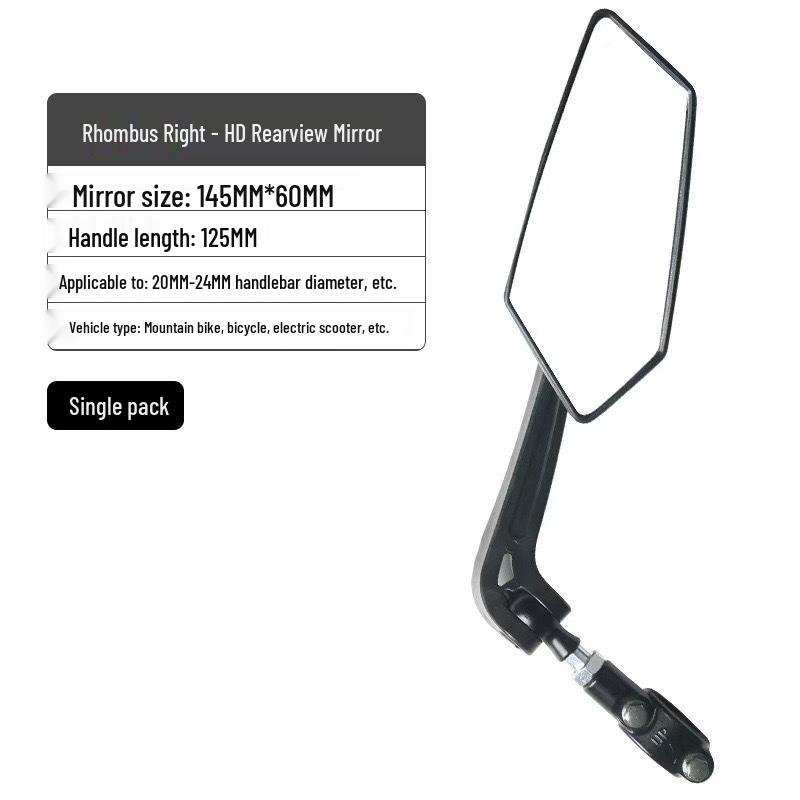 Universal 360° Rotating Rearview Mirror for Bicycles, Motorcycles, and E-Bikes