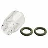 Glass Cup Nozzle For WP9/17/18/20/26 Part Transparent Visualization