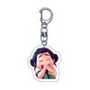 Witch Hunter Keychain Acrylic Anime Pendant Holder Vivid Character Expression Keychain Bag Accessory