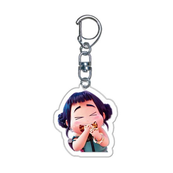 Witch Hunter Keychain Acrylic Anime Pendant Holder Vivid Character Expression Keychain Bag Accessory