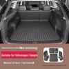 All-Weather Leather Trunk Mat for 2023-2026 Volkswagen Talagon: Waterproof, Wear-Resistant, Odor-Free
