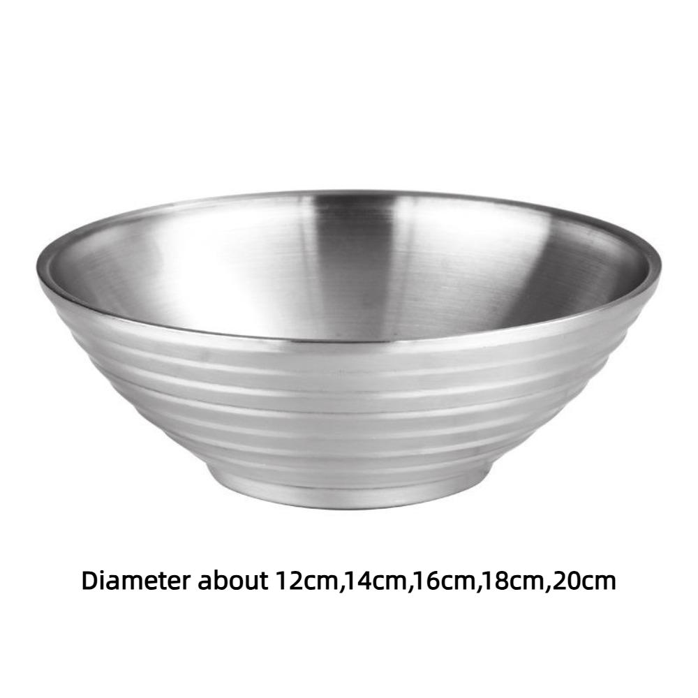 Bol Ramen Dublu Strat Oțel Inoxidabil 304 Bol Supă Tăiței Reci Bol Japonez Casă Restaurant