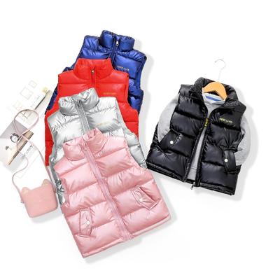 Autumn/Winter New Children's Thickened Tank Top Boys and Girls Down Tank Top