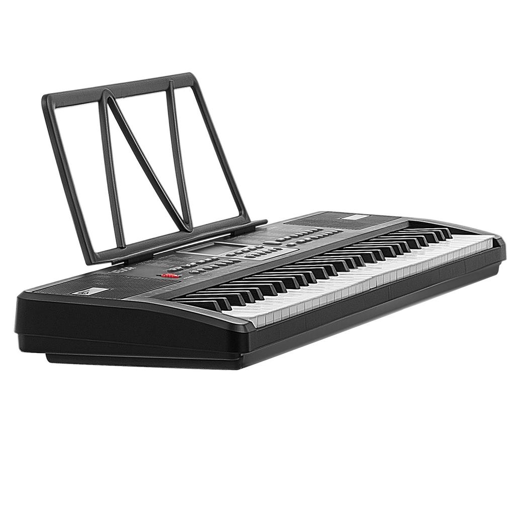 VEVOR Digital Piano 61 Keys Semi Weighted Electric Keyboard Portable Black, for Beginners, 100 Tones, 100 Rhythms, Electronic Piano
