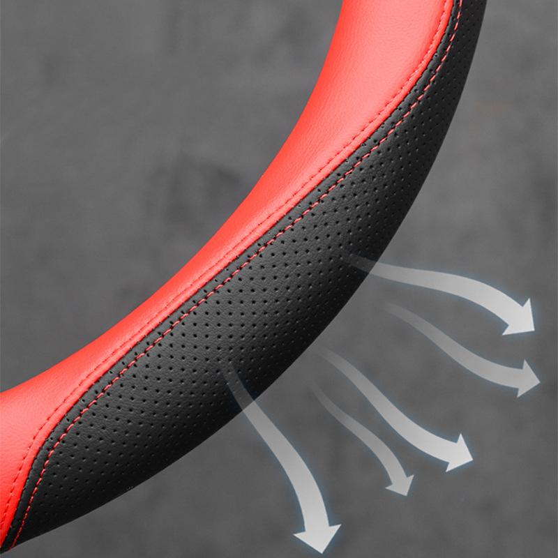 D Shape Car Steering Wheel Cover for Dongfeng AEOLUS Shine Max Yixuan GS Haoji 2024 Auto Braid on Steering-Wheel