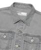 NOMANUAL Painted Trucker Jacket - Washed Gray