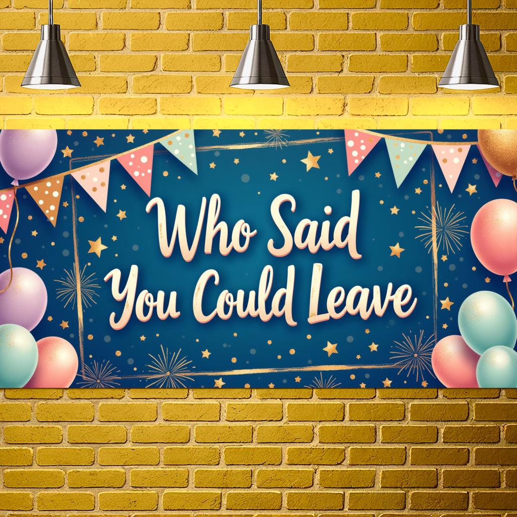 Backdrops Silver Theme Banner Decoration Blue Theme Celebration Banner for Graduation Party Photo Shoot Holiday Celebration