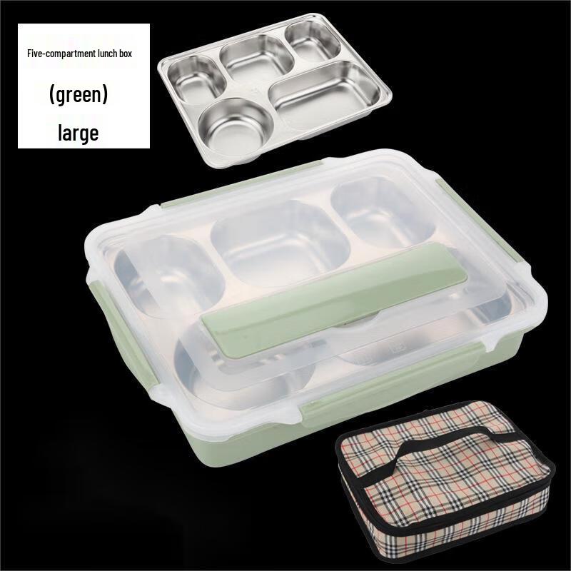 Student 304 Stainless Steel Divided Lunch Box