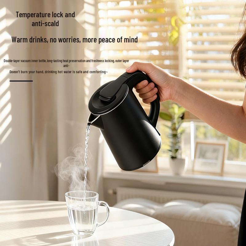 304 Stainless Steel Electric Tea Kettle Set with Auto Power Off for Hotels and Guesthouses