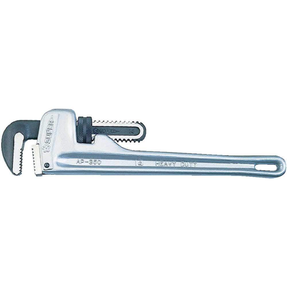 Supertool Aluminum Straight Pipe Overall AP300E Wrench, Length 245mm,