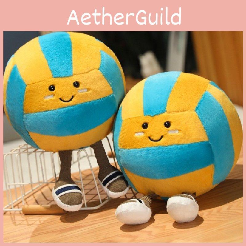 Adorable Cartoon Volleyball Plush Toy Soft Stuffed Doll For Kids And Gifts