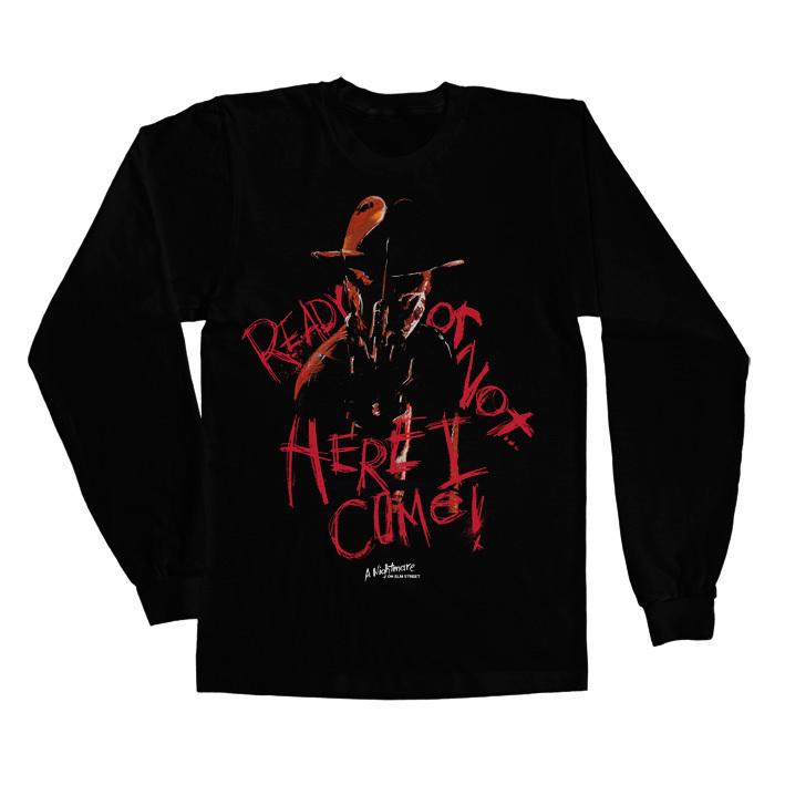 Licence Officielle A Nightmare On Elm Street Here I Viennent Ls S-XXL Tailles S