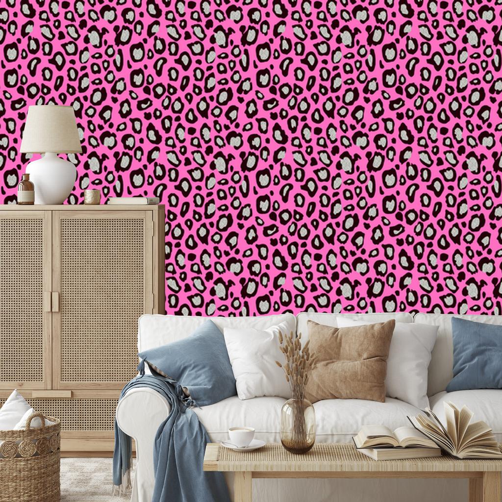 Pink Leather Purple and Burgundy Wallpaper for Living Room and Bedroom 50x1000