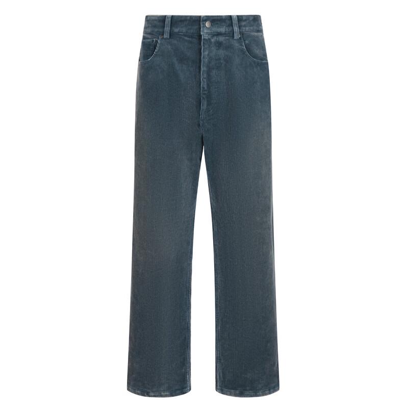 CROQUIS Men's 2024 Fall Corduroy Loose Straight Casual Trousers