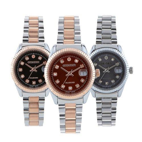 [Geiger] Geiger [21ALL] Limited Diamond Women s Watch GE8020 GE8020BK_L